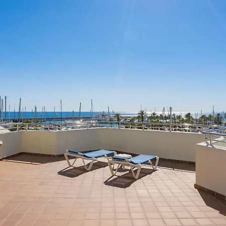 Malaga Puerto De En La Primera Isla Con Piscina Y Parking 3 Vista Al Mar Y Yates Apartment Benalmádena